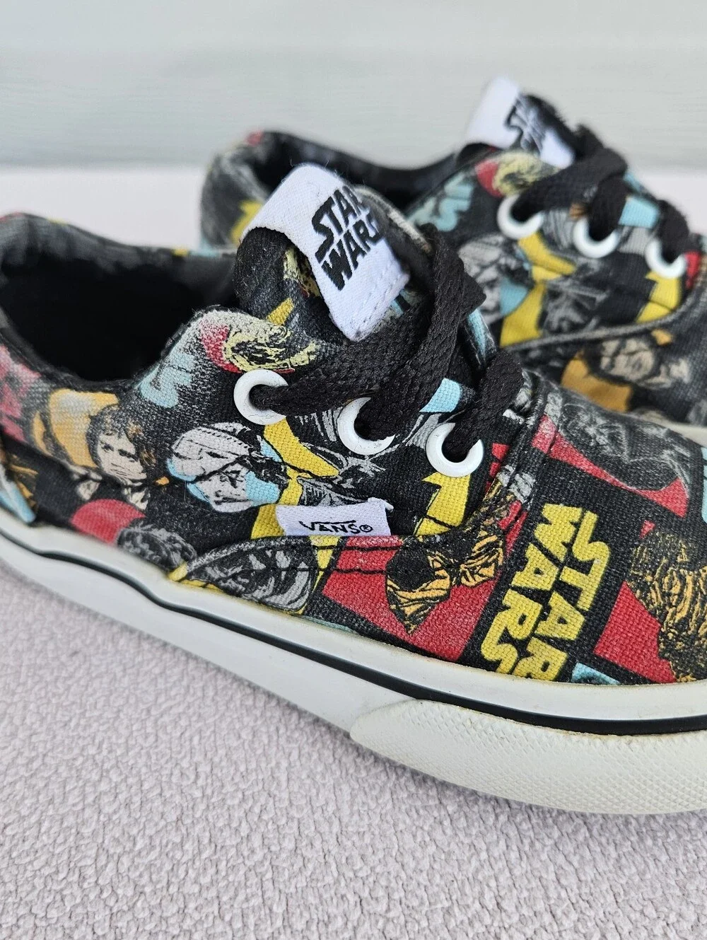 Vans x Star Wars Era Classic Repeat Sneaker SZ 7C Canvas Tie Low Top Han Solo
